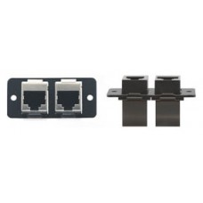 Kramer Electronics W4545(B) placa de pared y cubierta de interruptor Negro