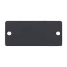 Kramer Electronics W-BLANK(B) placa de pared y cubierta de interruptor Negro