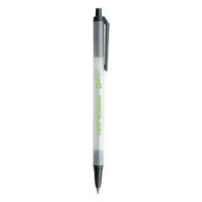 Pack de 50. BOLIGRAFO ECO CLICSTIC RECICLADO TRAZO MEDIO EN COLOR NEGRO BIC 8806871 [min50]