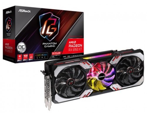 Asrock Phantom Gaming RX6950XT PG 16GO tarjeta gráfica AMD Radeon RX 6950XT 16 GB GDDR6