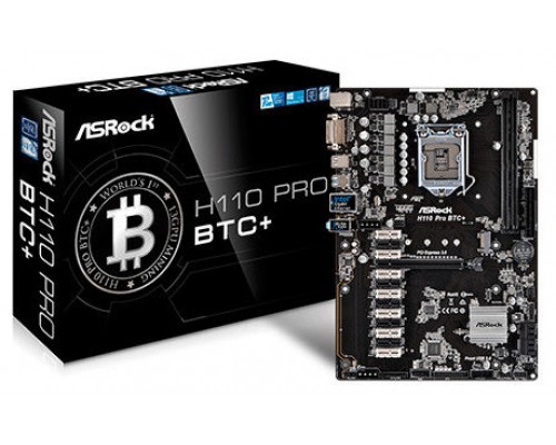 PLACA BASE ASROCK H110 PRO BTC+ 11541 ATX 2XDDR4