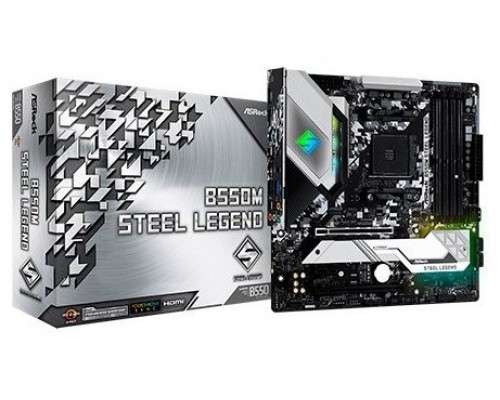 Asrock B550M Steel Legend Zócalo AM4 Micro ATX AMD B550