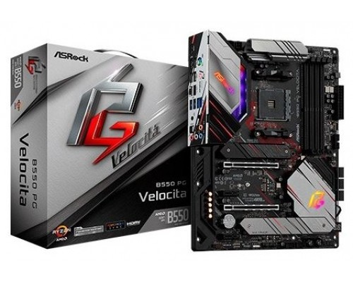 Asrock B550 PG Velocita AMD B550 Zócalo AM4 ATX