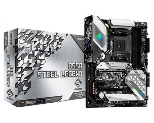 Asrock B550 Steel Legend AMD B550 Zócalo AM4 ATX