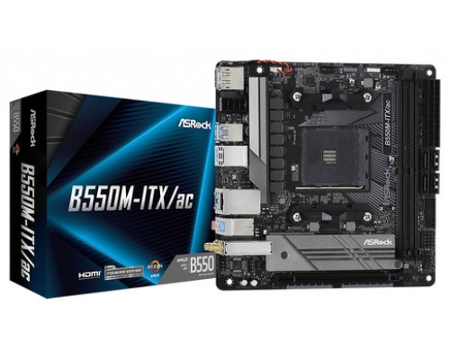 Asrock B550M-ITX/ac Zócalo AM4 Mini ITX AMD B550