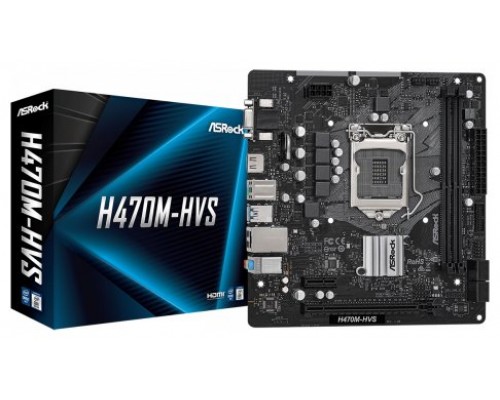 Asrock H470M-HVS Intel H470 LGA 1200 micro ATX