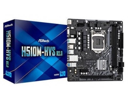 Placa base asrock 1200 h510m - hvs r2.0