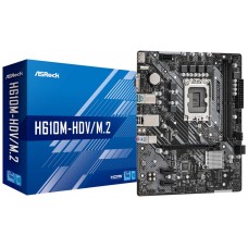 Placa base asrock 1700 h610m - hdv m.2