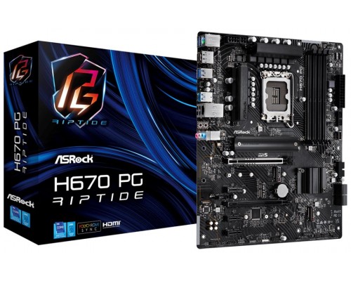 Asrock H670 PG Riptide Intel H670 LGA 1700 ATX