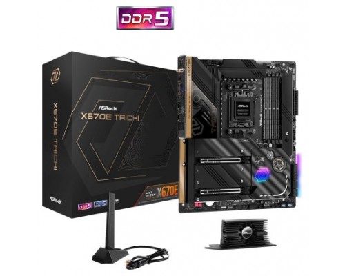 Asrock X670E TAICHI AMD X670 Zócalo AM5 ATX extendida