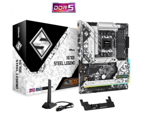 Asrock X670E Steel Legend AMD X670 Zócalo AM5 ATX