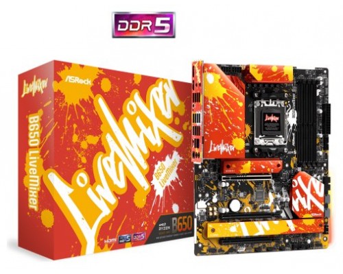 Asrock B650 LiveMixer AMD B650 Zócalo AM5 ATX