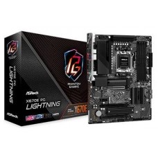 PLACA ASROCK X670E PG LIGHTNING AMD,AM5,X670E,4DDR5,128GB,1 DP + 1 HDMI,4SATA+4M.2,7USB3.2+1USB-C,2.5GB,ATX