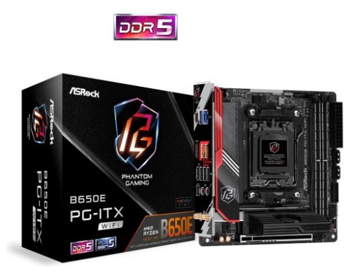 Asrock B650E PG-ITX WiFi AMD B650 Zócalo AM5 mini ITX