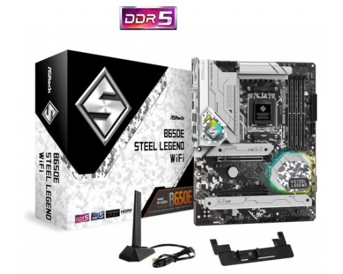 Asrock B650E Steel Legend WiFi AMD B650 Zócalo AM5 ATX