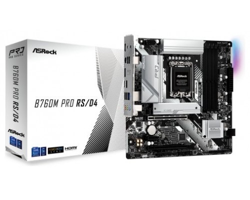 Asrock B760M PRO RS/D4 Intel B760 LGA 1700 micro ATX