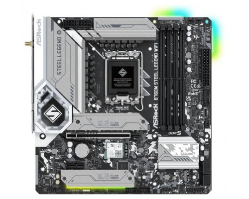 Asrock B760M Steel Legend WiFi Intel B760 LGA 1700 micro ATX