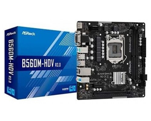 Placa base asrock 1200 b560m - hdv r3.0