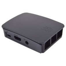 RASPBERRY CAJA PARA RASPBERRY OFICIAL PI 3,  NEGRO, GRIS (9098138)