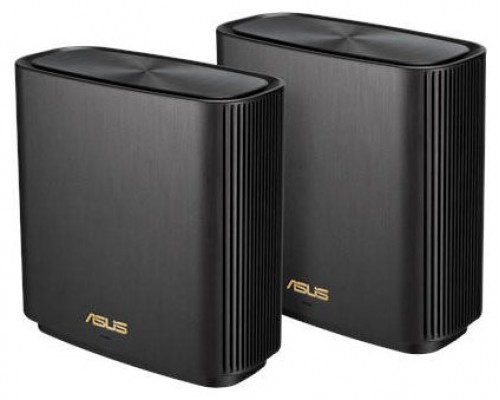 ASUS ZenWiFi AX (XT8) router inalámbrico Gigabit Ethernet Tribanda (2,4 GHz/5 GHz/5 GHz) Negro