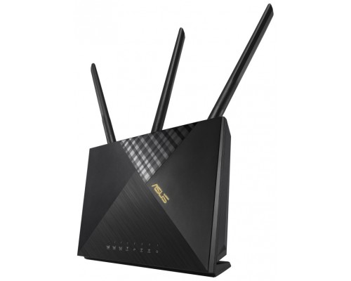 ASUS 4G-AX56 router inalámbrico Gigabit Ethernet Doble banda (2,4 GHz / 5 GHz) 3G Negro