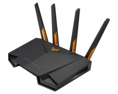 ASUS 90IG0790-MO3B00 router inalámbrico Gigabit Ethernet Doble banda (2,4 GHz / 5 GHz) Negro, Naranja