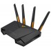 ASUS 90IG0790-MO3B00 router inalámbrico Gigabit Ethernet Doble banda (2,4 GHz / 5 GHz) Negro, Naranja