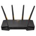 ASUS 90IG0790-MO3B00 router inalámbrico Gigabit Ethernet Doble banda (2,4 GHz / 5 GHz) Negro, Naranja