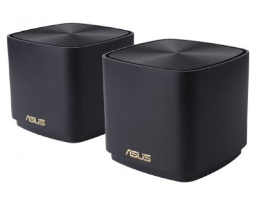 ASUS ZenWiFi XD4 Plus (B-2-PK) Doble banda (2,4 GHz / 5 GHz) Wi-Fi 6 (802.11ax) Negro Interno