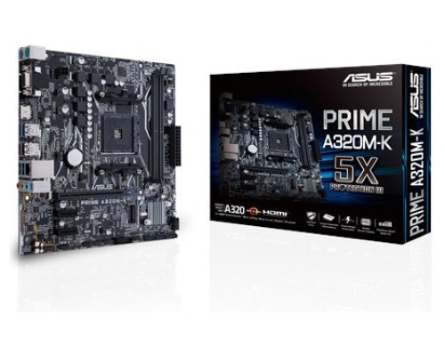 ASUS MB PRIME A320M-K Zócalo AM4 Micro ATX AMD A320