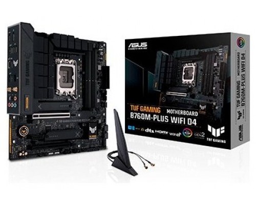 PLACA ASUS TUF GAMING B760M-PLUS WIFI D4,INTEL,1700,B760,4DDR4,WIFI,MATX