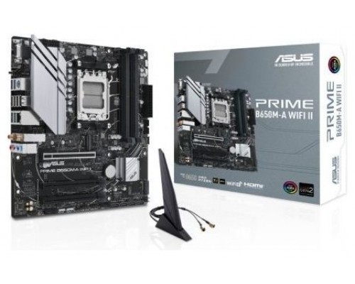 ASUS PRIME B650M-A WIFI II AMD B650 Zócalo AM5 micro ATX