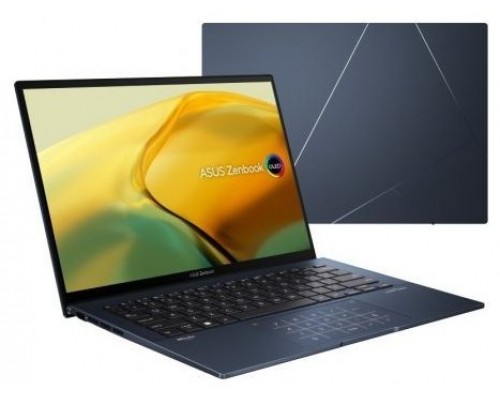 ASUS ZenBook 14 OLED UX3402ZA-KM214 - Portátil 14" WQXGA+ 90Hz (Core i5-1240P, 16GB RAM, 512GB SSD, Iris Xe Graphics, Sin Sistema Operativo) Azul Ponder - Teclado QWERTY español