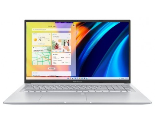 ASUS VivoBook K1703ZA-AU118W - Portátil 17.3" Full HD (Core i5-12500H, 16GB RAM, 512GB SSD, Iris Xe Graphics, Windows 11 Home) Plata Transparente - Teclado QWERTY español