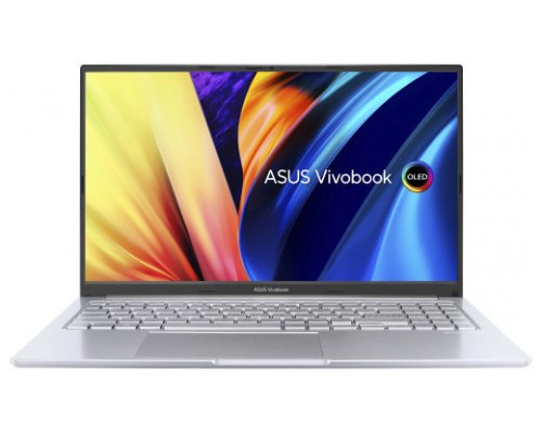 ASUS VivoBook OLED M1503QA-L1187 - Ordenador Portátil 15.6" Full HD (AMD Ryzen 5 5600H, 16GB RAM, 512GB SSD, Radeon Graphics, Sin Sistema Operativo) Plata Transparente - Teclado QWERTY español