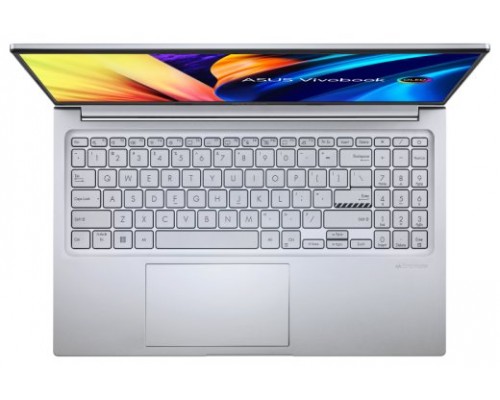 ASUS VivoBook 15 OLED F1505ZA-L1194 - Ordenador Portátil 15.6" Full HD (Intel Core i7-1255U, 16GB RAM, 512GB SSD, Iris Xe Graphics, Sin Sistema Operativo) Plata Transparente - Teclado QWERTY español