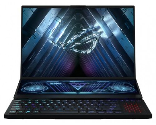 ASUS ROG Zephyrus Duo 16 GX650RX-LO034W - Portátil Gaming de 16" WQXGA 165Hz (Ryzen 9 6980HX, 64GB RAM, 2TB + 2TB SSD, GeForce RTX 3080 Ti 16GB, Windows 11 Home) Negro - Teclado QWERTY español