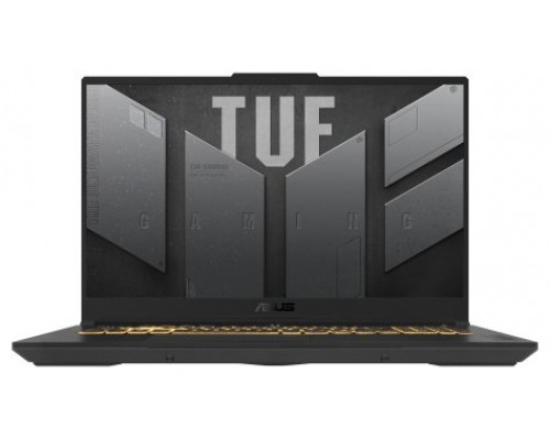 ASUS TUF Gaming F17 FX707VV4-HX025 - Ordenador Portátil Gaming de 17.3" Full HD 144Hz (Intel Core i9-13900H, 32GB RAM, 1TB SSD, RTX 4060 8GB, Sin Sistema Operativo) Gris Meca - Teclado QWERTY español