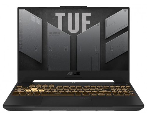 ASUS TUF Gaming F15 FX507ZC4-HN002 - Ordenador Portátil Gaming de 15.6" Full HD 144Hz (Core i7-12700H, 16GB RAM, 512GB SSD, RTX 3050 4GB, Sin Sistema Operativo) Gris Meca - Teclado QWERTY español