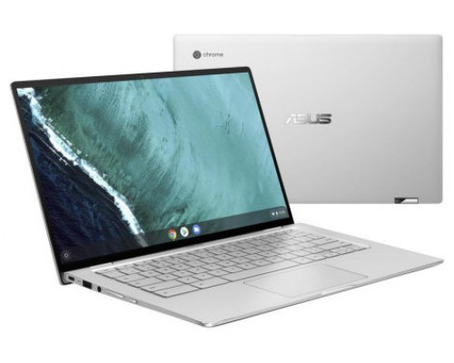 ASUS Chromebook Flip C434TA-AI0544 - Portátil 14" Full HD (Core m3-8100Y, 8GB RAM, 64GB eMMC, UHD Graphics 615, Chrome OS) Plata - Teclado QWERTY español