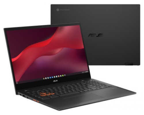 ASUS Chromebook Vibe CX55 Flip CX5501FEA-NA0271 - Ordenador Portátil 15.6" Full HD 144Hz (Intel Core i3-1115G4, 8GB RAM, 256GB SSD, UHD Graphics, Chrome OS) Gris mineral - Teclado QWERTY español