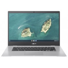 ASUS Chromebook CX1500CNA-BR0110 - Portátil 15.6" HD (Celeron N3350, 8GB RAM, 64GB eMMC, HD Graphics 500, Chrome OS) Plata Transparente - Teclado QWERTY español