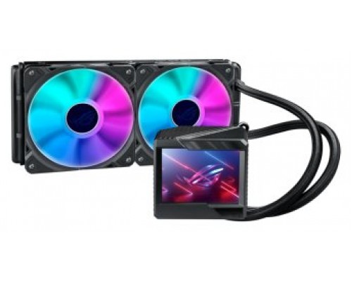 SISTEMA DE REFRIGERACION LIQUIDA ASUS PARA CPU ROG RYUJIN II 240 ARGB,OLED DE COLOR,AURA SYNC RGB,VENTILADORES DE RADIADOR iPPC NOCTUA INDUSTRIAL PWM DE 120 MM