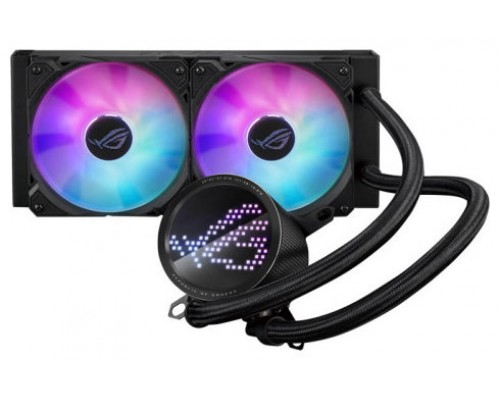 SISTEMA DE REFRIGERACION LIQUIDA ASUS PARA CPU ROG RYUO III 240 ARGB,OLED DE COLOR,AURA SYNC RGB,VENTILADORES DE RADIADOR ROG DE 240 MM