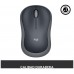 Logitech Ratón Inalámbrico M185 Negro