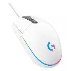 Mouse raton logitech g203 lightsync blanco