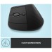 Mouse raton vertical logitech lift zurdos