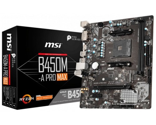 MSI Placa Base B450M-A PRO MAX mATX AM4