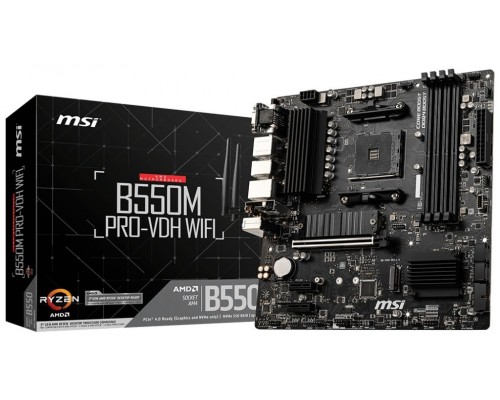 PLACA BASE MSI AM4 B550M PRO-VDH WIFI