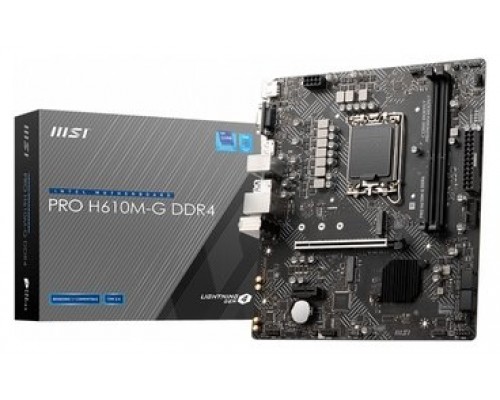 MSI Placa Base PRO H610M-G DDR4 mATX 1700